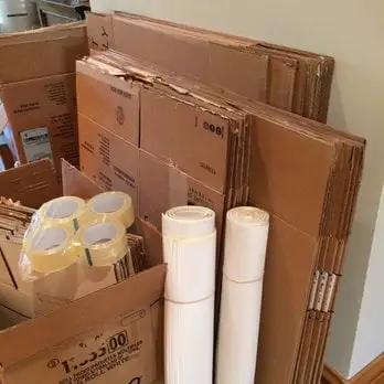 wrapped packed items